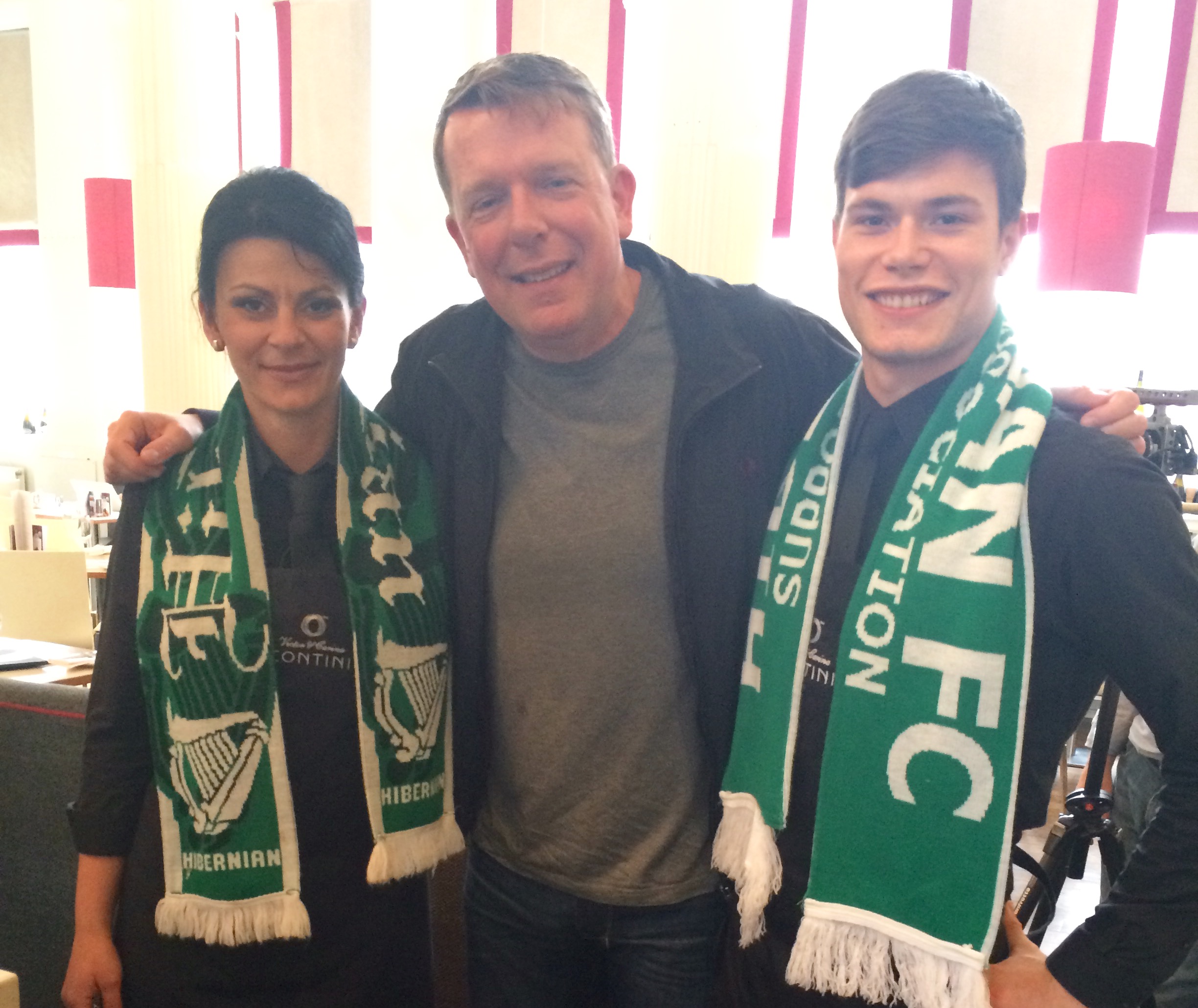 Charlie Reid talks about Hibs and HSL at Ristorante | Contini
