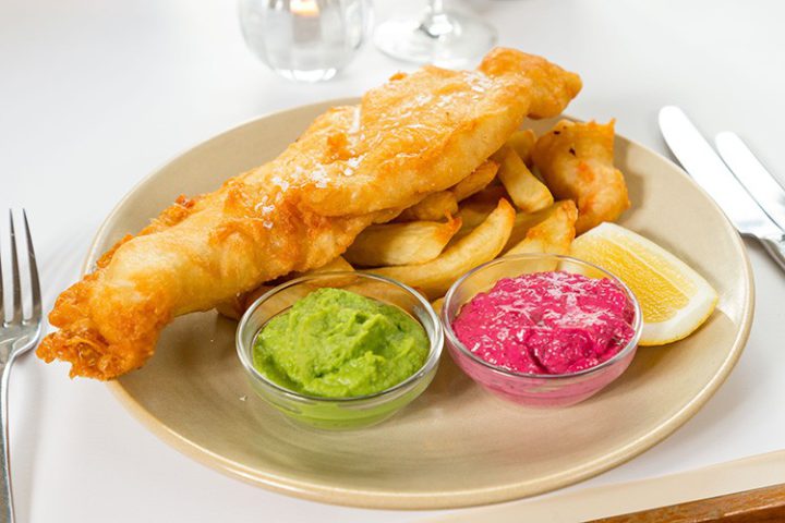 Fish and Chips High Tea at Cannonball Restaurant