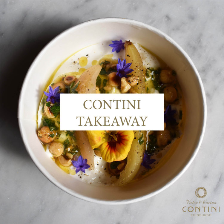Contini Take Away launching Friday 16th August. Available for click and collect Tuesday to Saturday 12noon to 8pm. We've chosen some favourites for you that we know will taste delicious when you get home or back to the office.